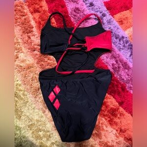 Women’s Harley Quinn one piece bathing suit